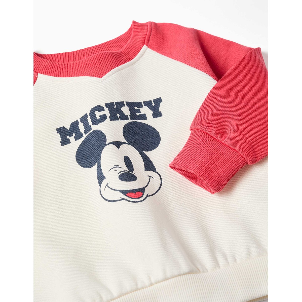 Ensemble de jogging en coton peigné avec Mickey rouge, ZIPPY
