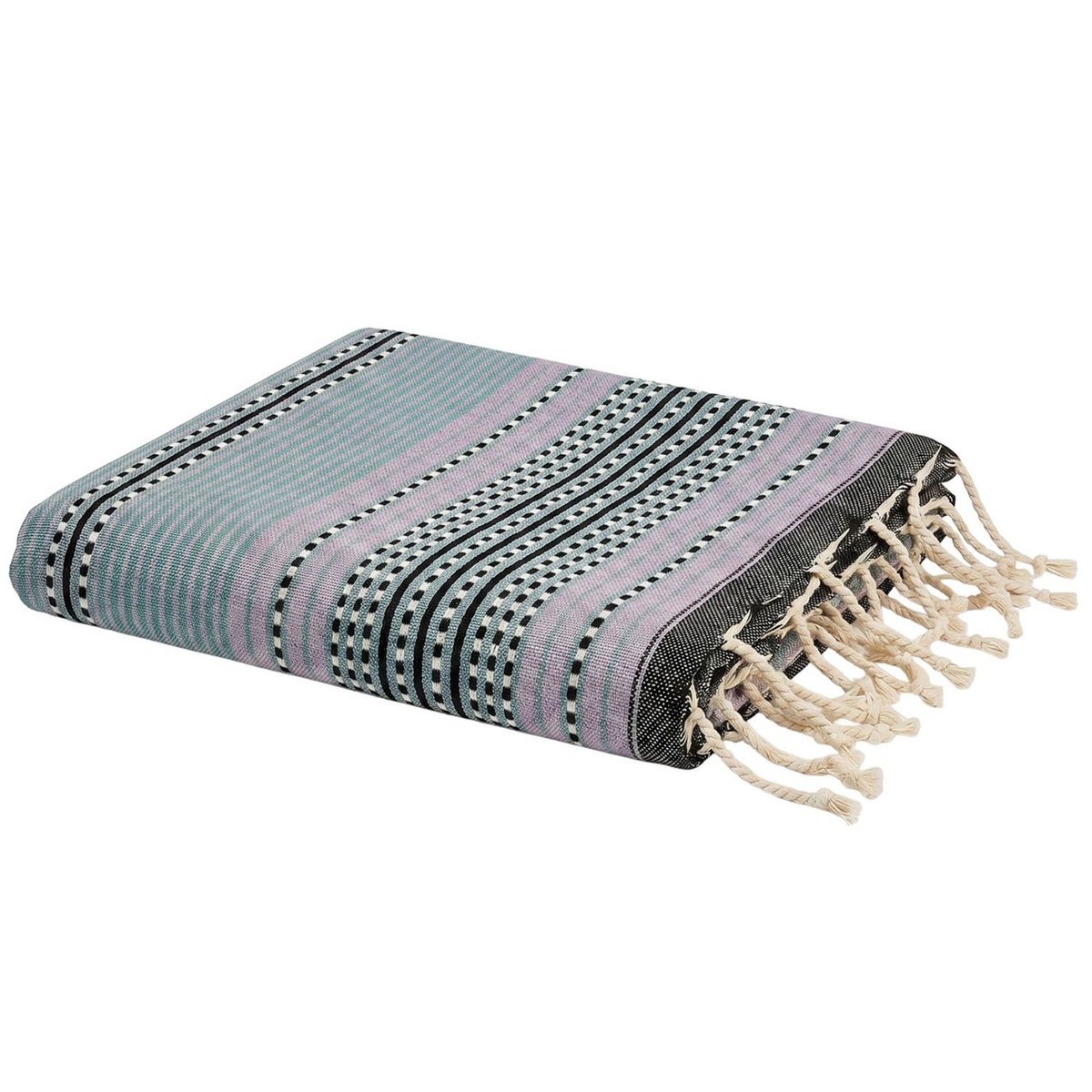 Fouta tunisienne artisanale 1x2 m en coton recyclé Bora Bora REVA COLLECTION création, SEVIRA KIDS