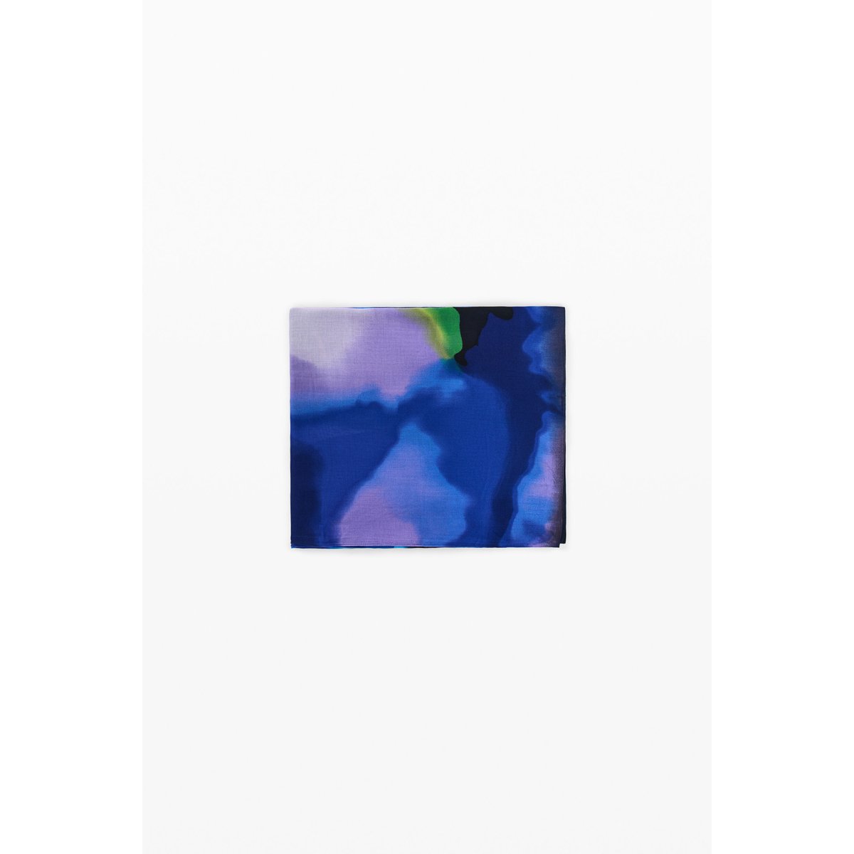 Foulard rectangulaire à dégradé bleu, DESIGUAL