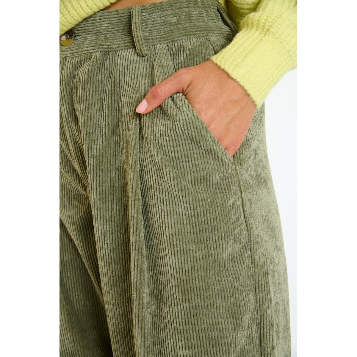 Pantalon Landon - SUTTON vert mousse, BANANA MOON