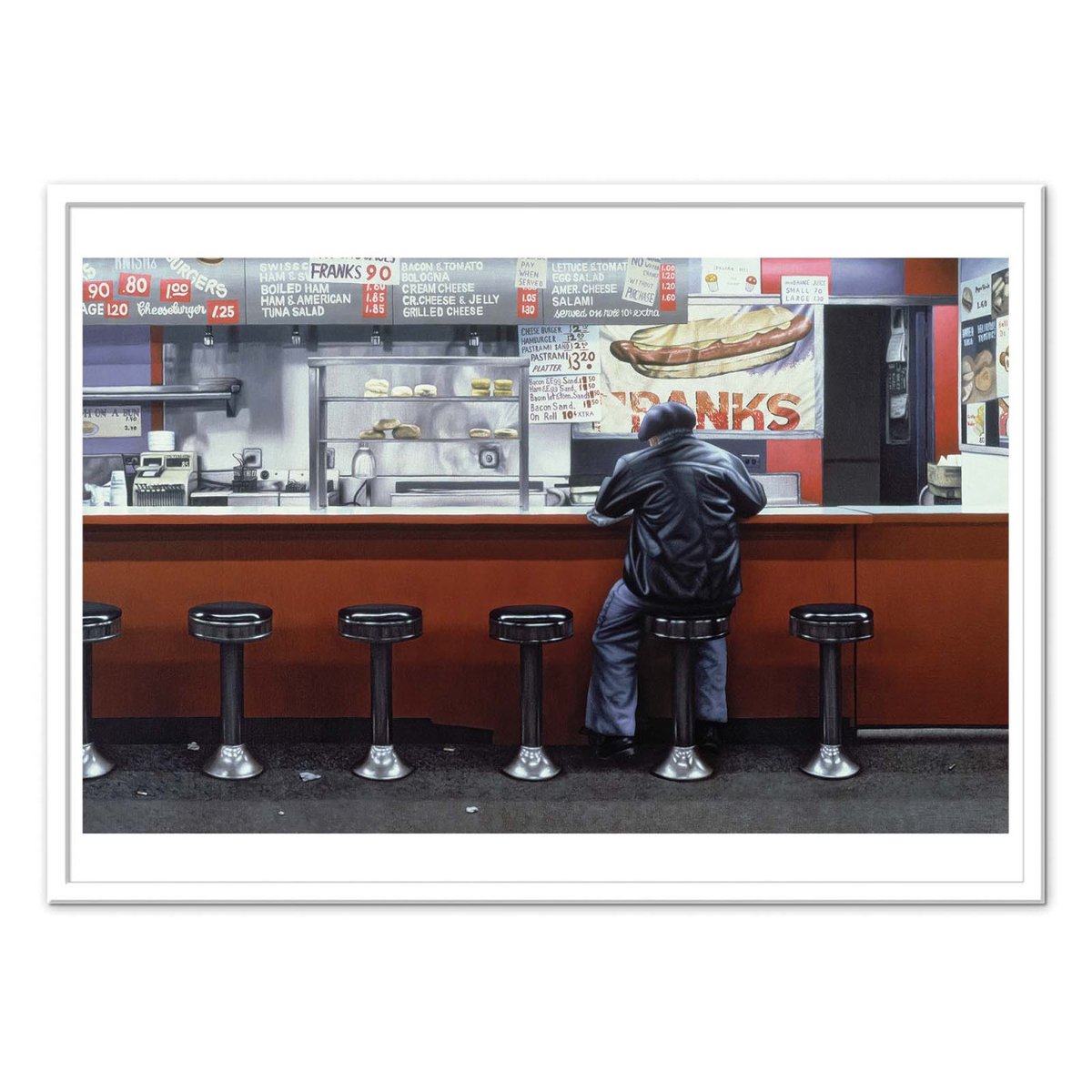Affiche d'art - Franks, 1987 - Max Ferguson couleur unique, WALL EDITIONS