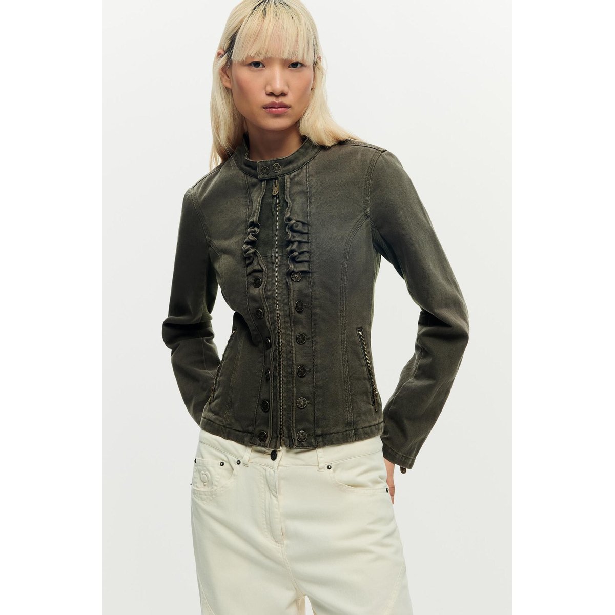 Veste militaire slim vert, DESIGUAL