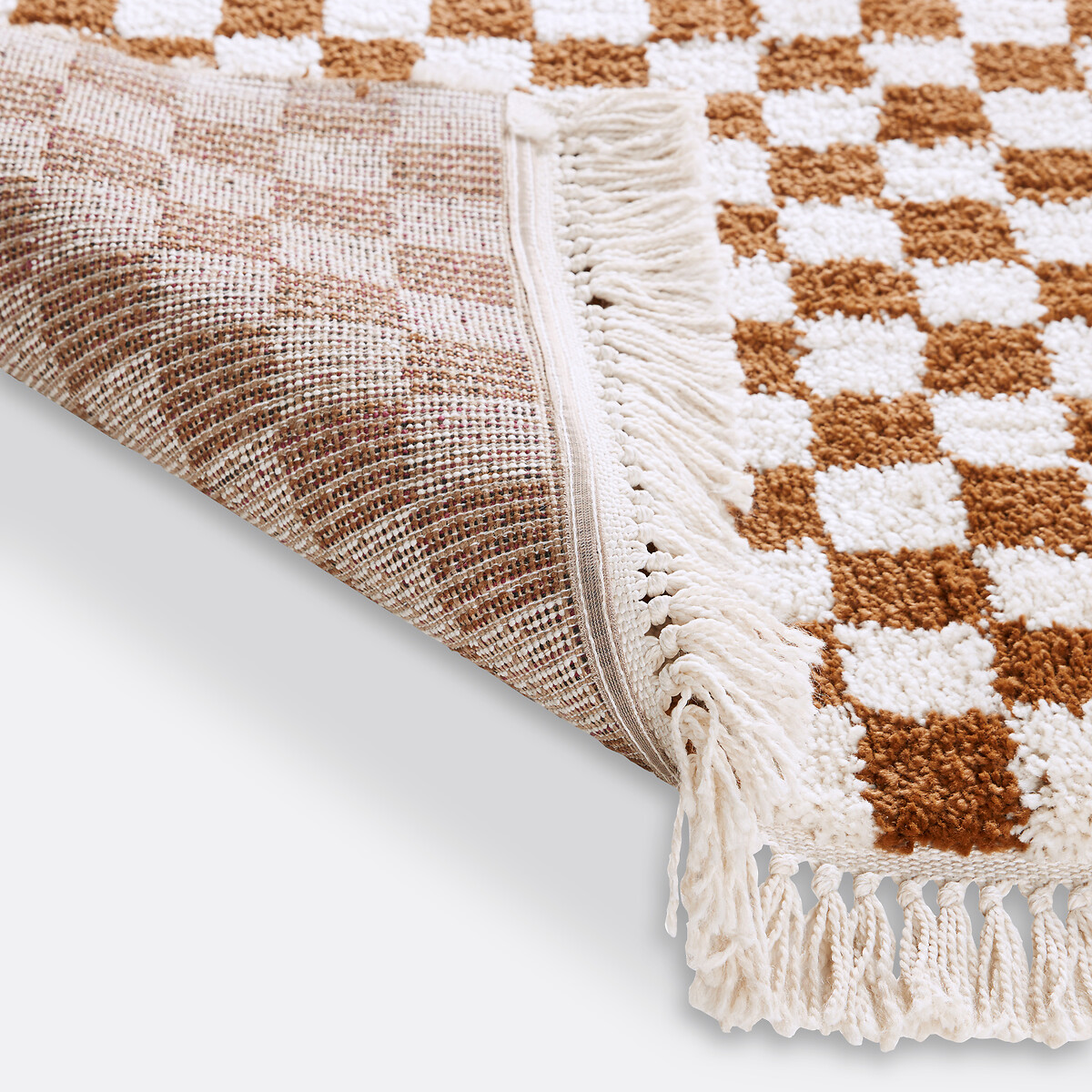Tapis damier, Danito cognac, LA REDOUTE INTERIEURS