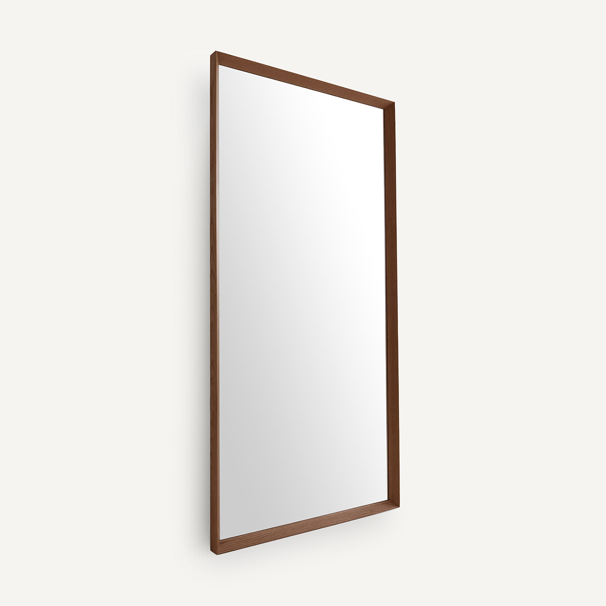 Miroir XXL noyer massif H200 cm, Andromède noyer, AM.PM