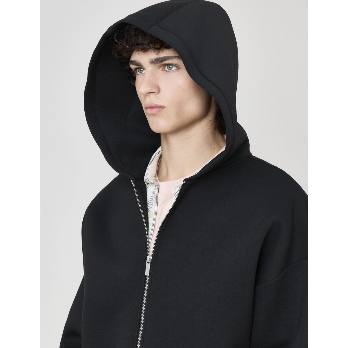 Sweat zippé néoprène noir, BZB