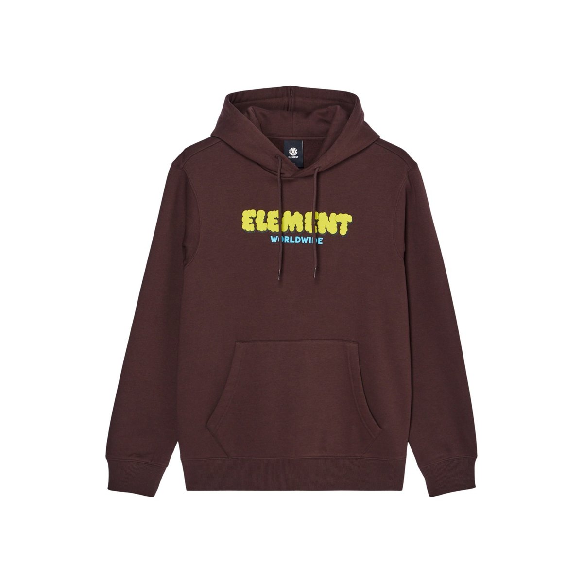 Sweat capuche FLUFF marron java, ELEMENT