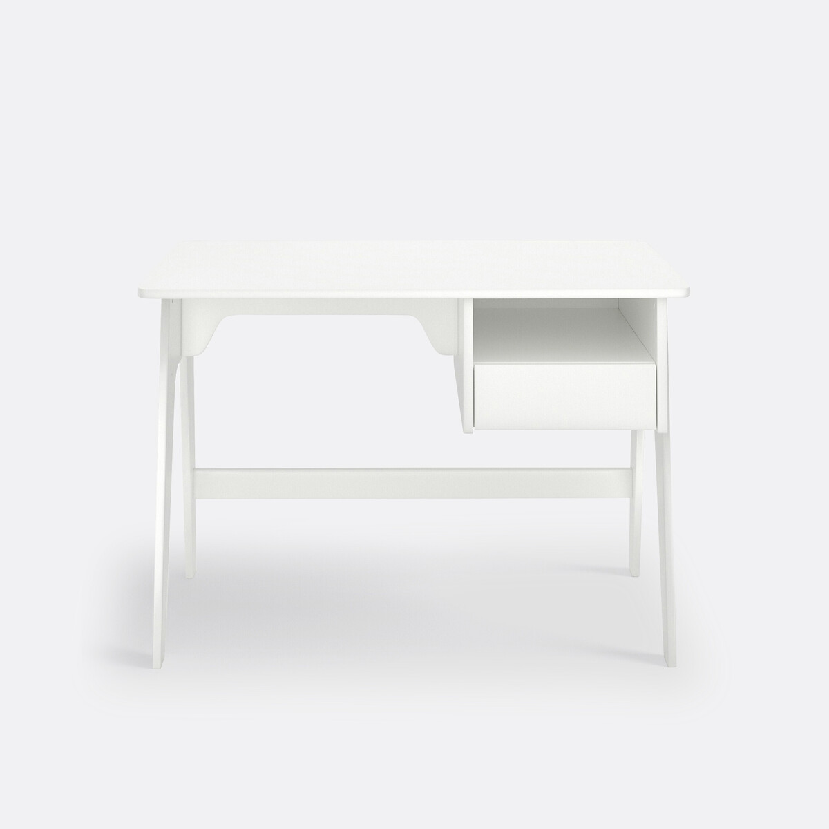 Bureau style rétro vintage, Adil blanc, LA REDOUTE INTERIEURS