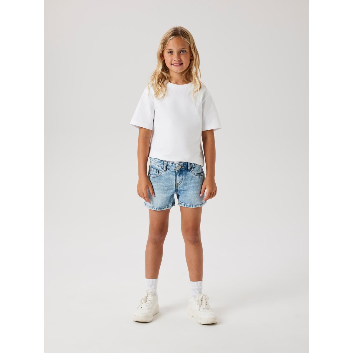 Shorts En Jean medium blue denim, NAME IT