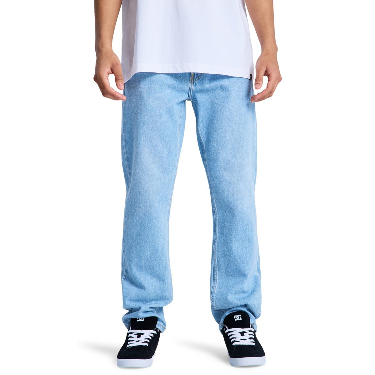 Jean en denim STRAIGHT. bleu indigo light, DC SHOES