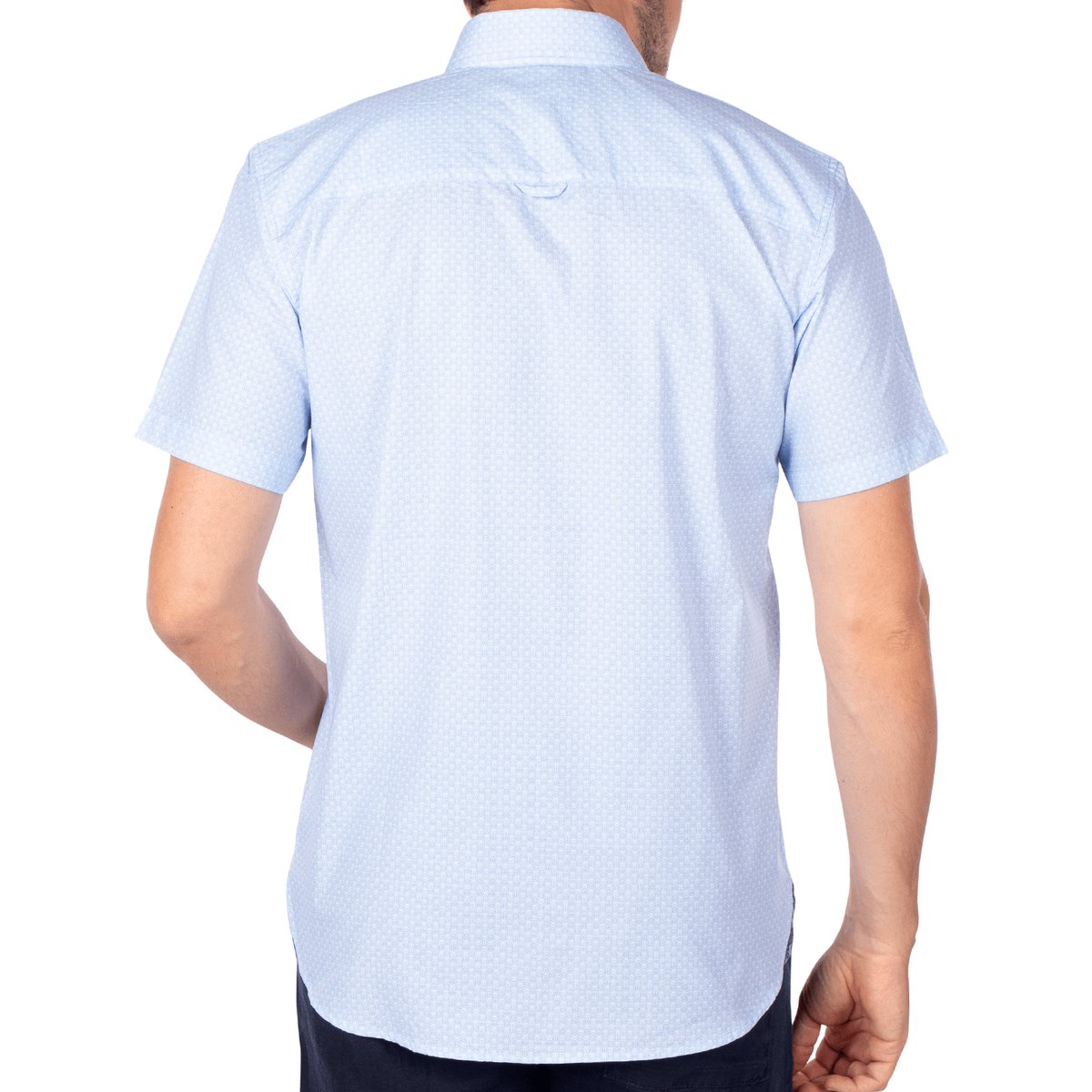 Chemise imprimé CLASS 67 ciel, SHILTON
