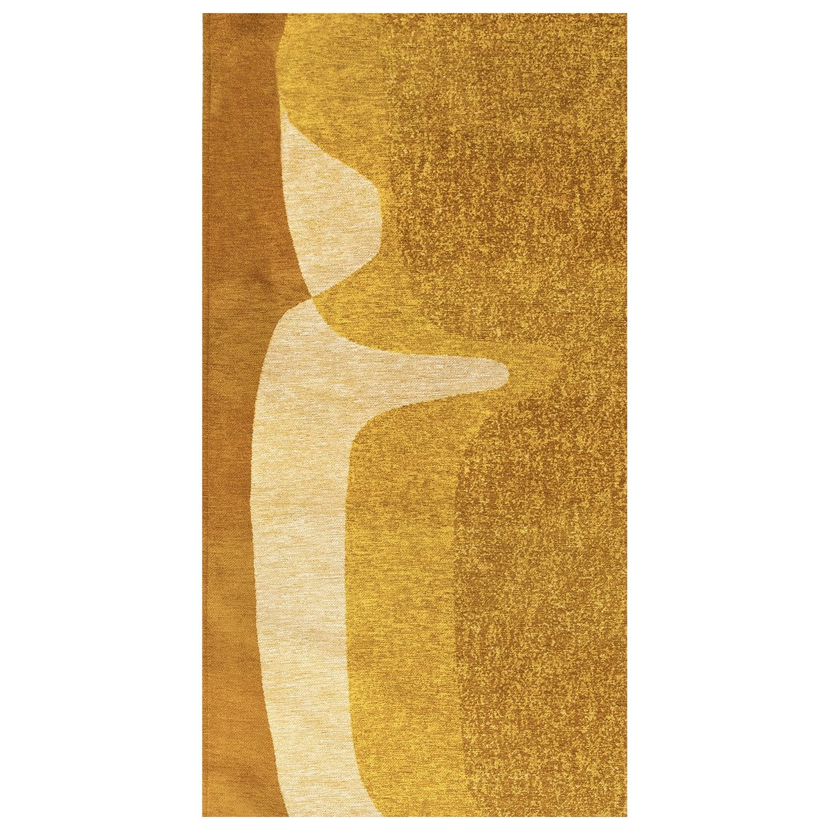 Tapis salon et chambre moderne tissé plat TOUC TOUC marron, NOVATREND