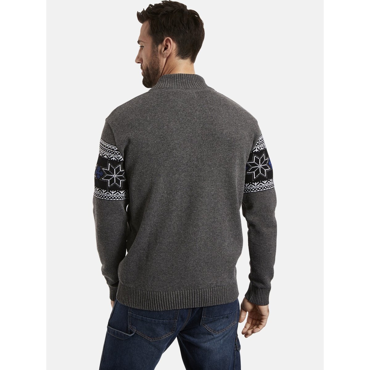 Pull EERU gris foncé, JAN VANDERSTORM
