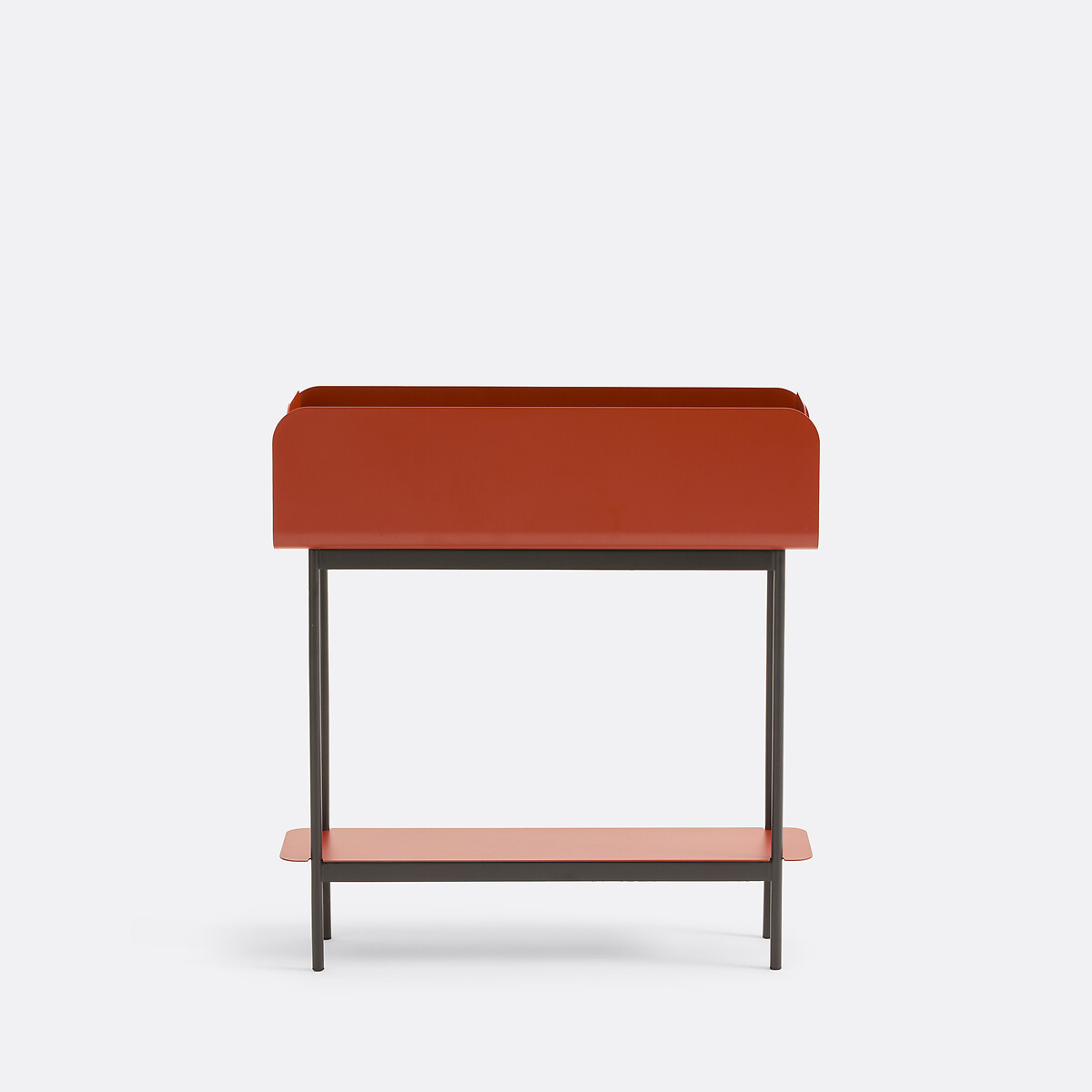 Fioriera alta in metallo acciaio, Fleury terracotta, LA REDOUTE INTERIEURS