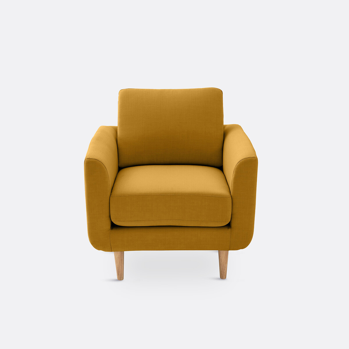 Sillón de poliéster/algodón, Jimi mostaza, LA REDOUTE INTERIEURS