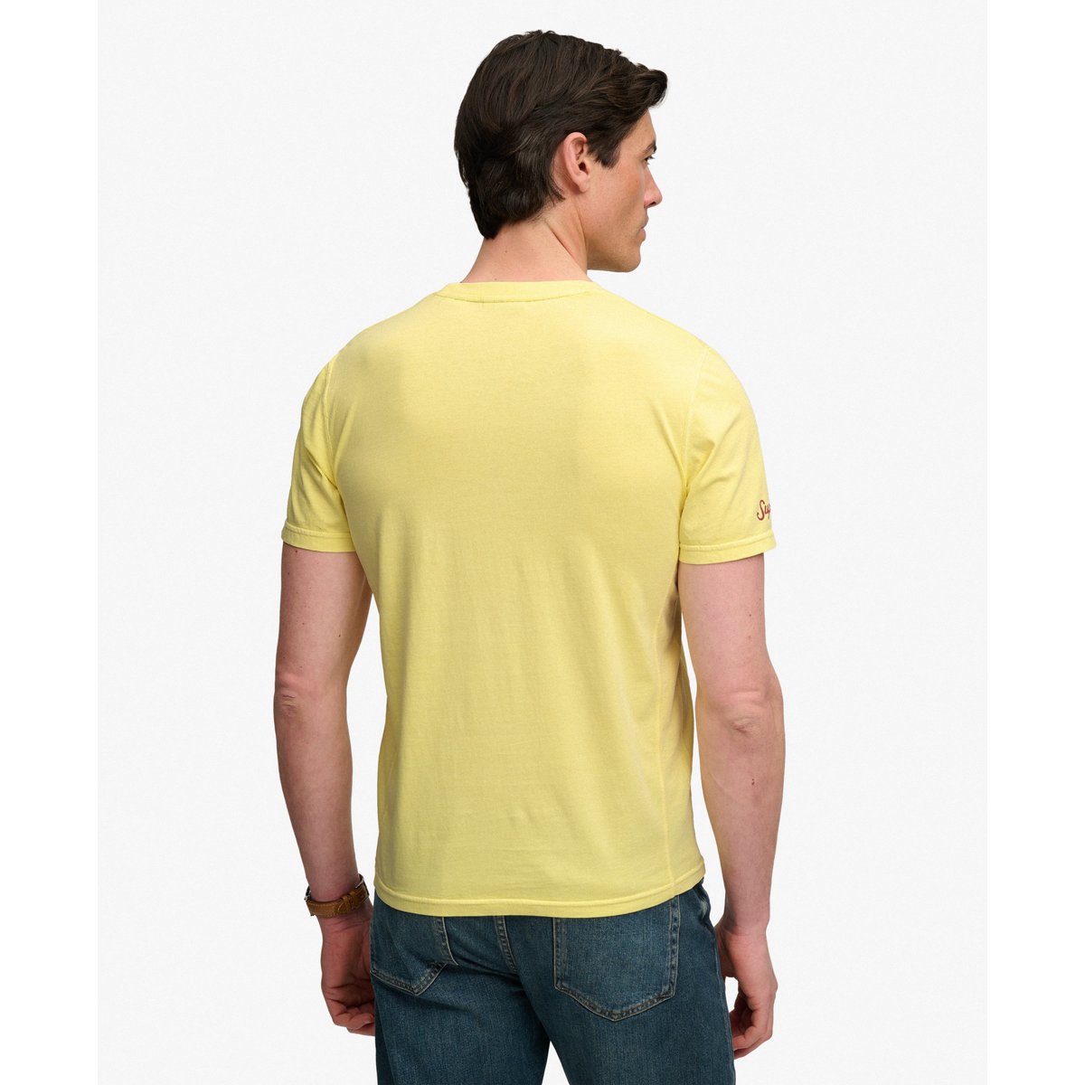 T-shirt Outdoor Type jaune vif, SUPERDRY