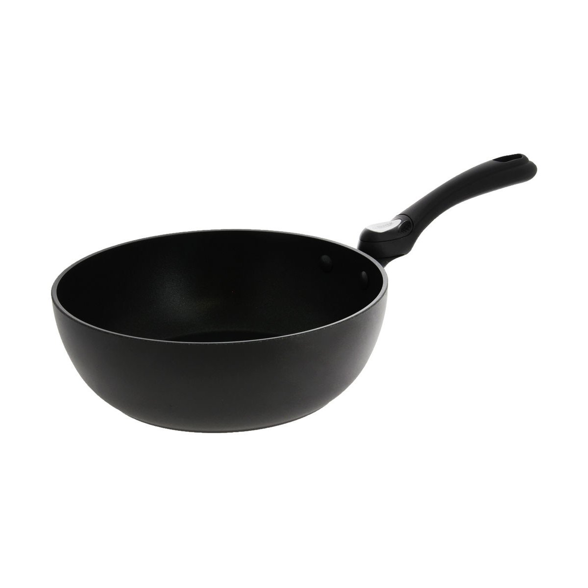Sauteuse ø24 cm choc intense manche amovible noir, DE BUYER
