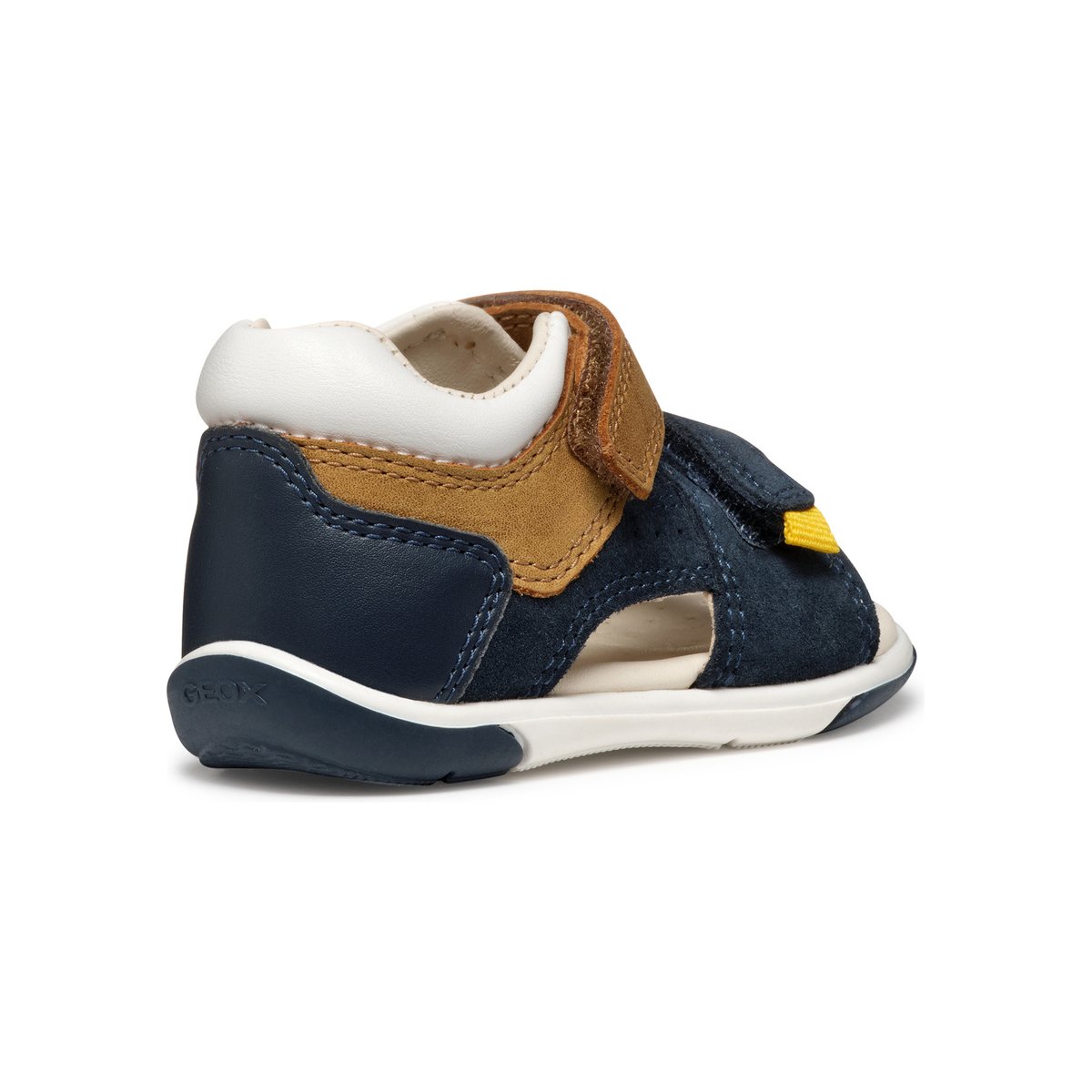 Sandales B SANDAL ZAPITO bleu marine/caramel, GEOX