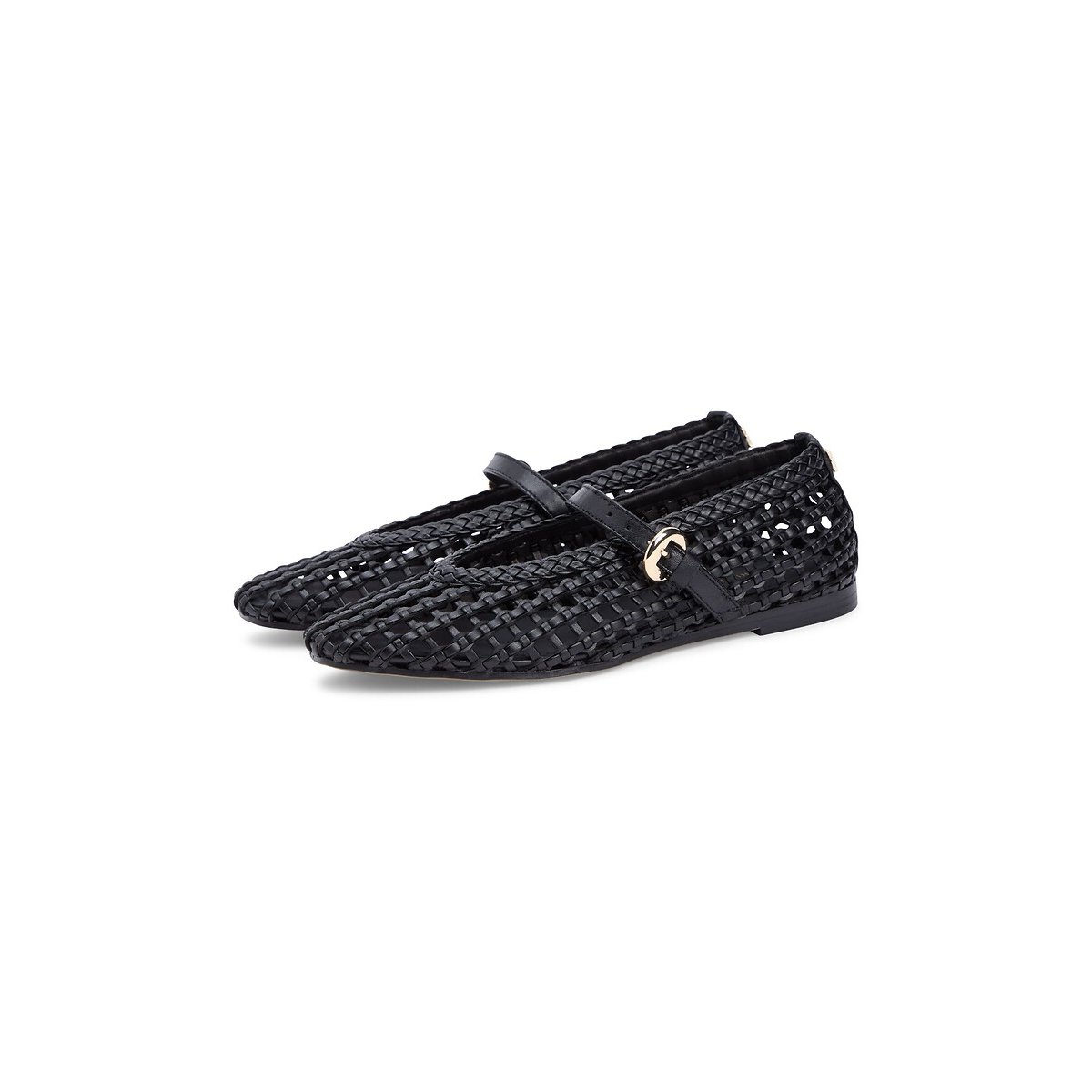 Ballerines babies ajourées noir, TOMMY HILFIGER
