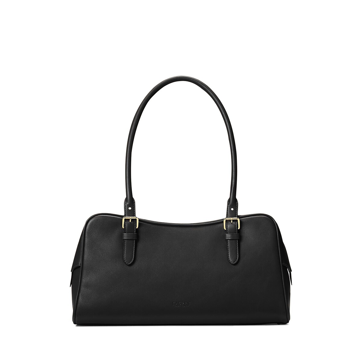 Schulterhandtasche MARCY aus Leder schwarz, LAUREN RALPH LAUREN