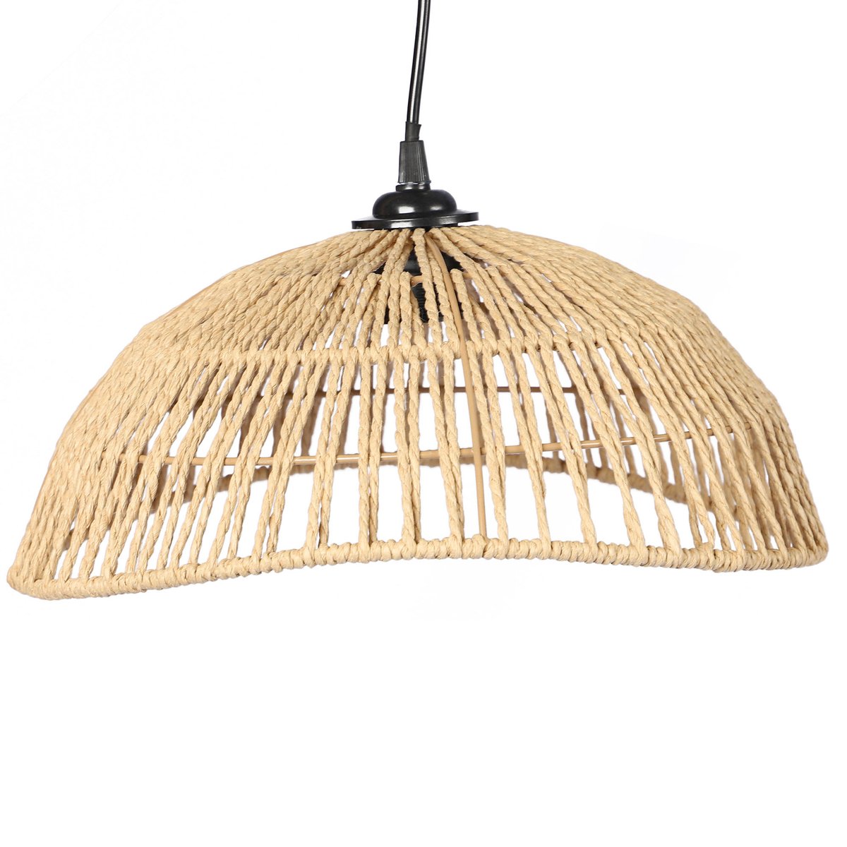Suspension en corde 35x35x15cm beige, WADIGA