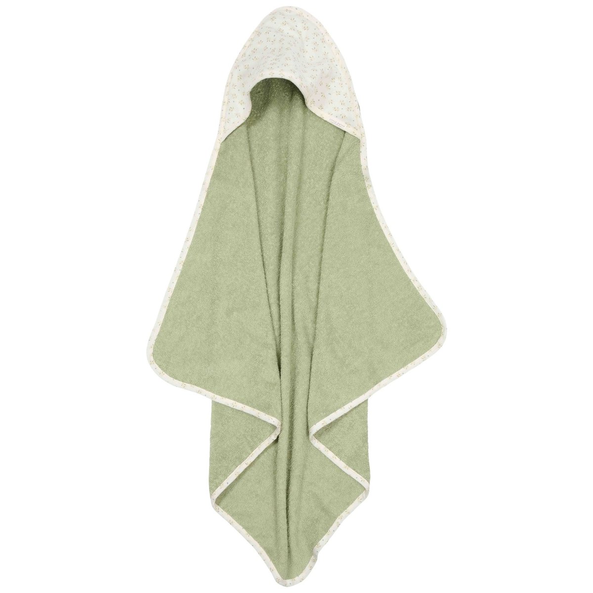 Cape de bain blanc, vert, LITTLE DUTCH