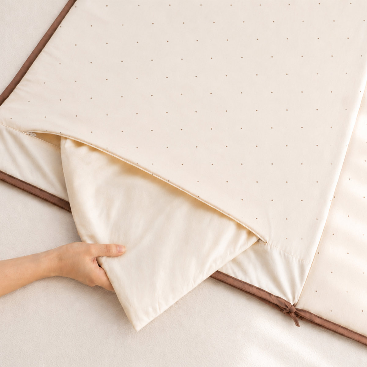 Sac de couchage nomade bébé - TOG 1-3 Confort 4 Saisons moka, BEMINI