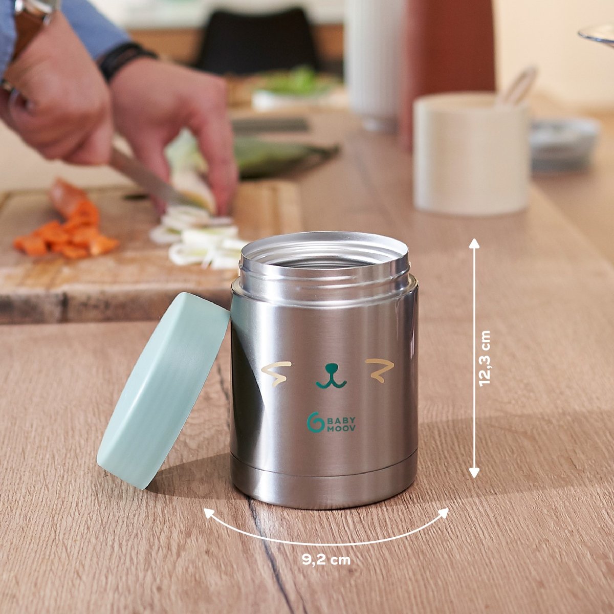 EAT'S ISY - Contenant Inox gris, BABYMOOV
