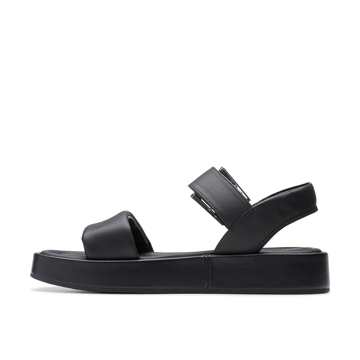 Sandales en cuir Alda Strap noir, CLARKS