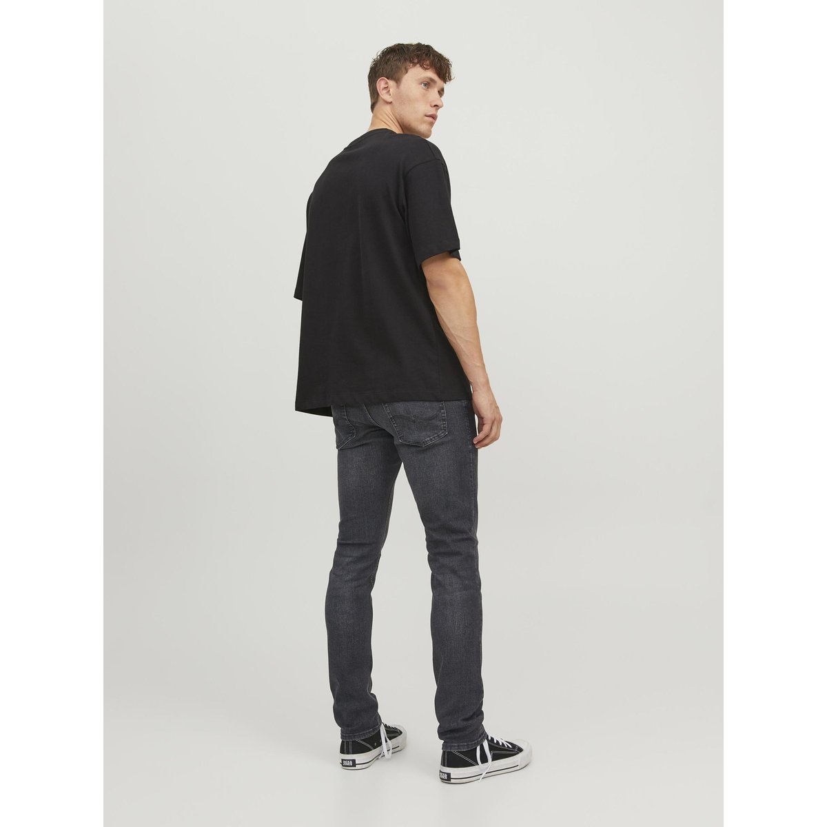 Jean Slim black denim, JACK & JONES