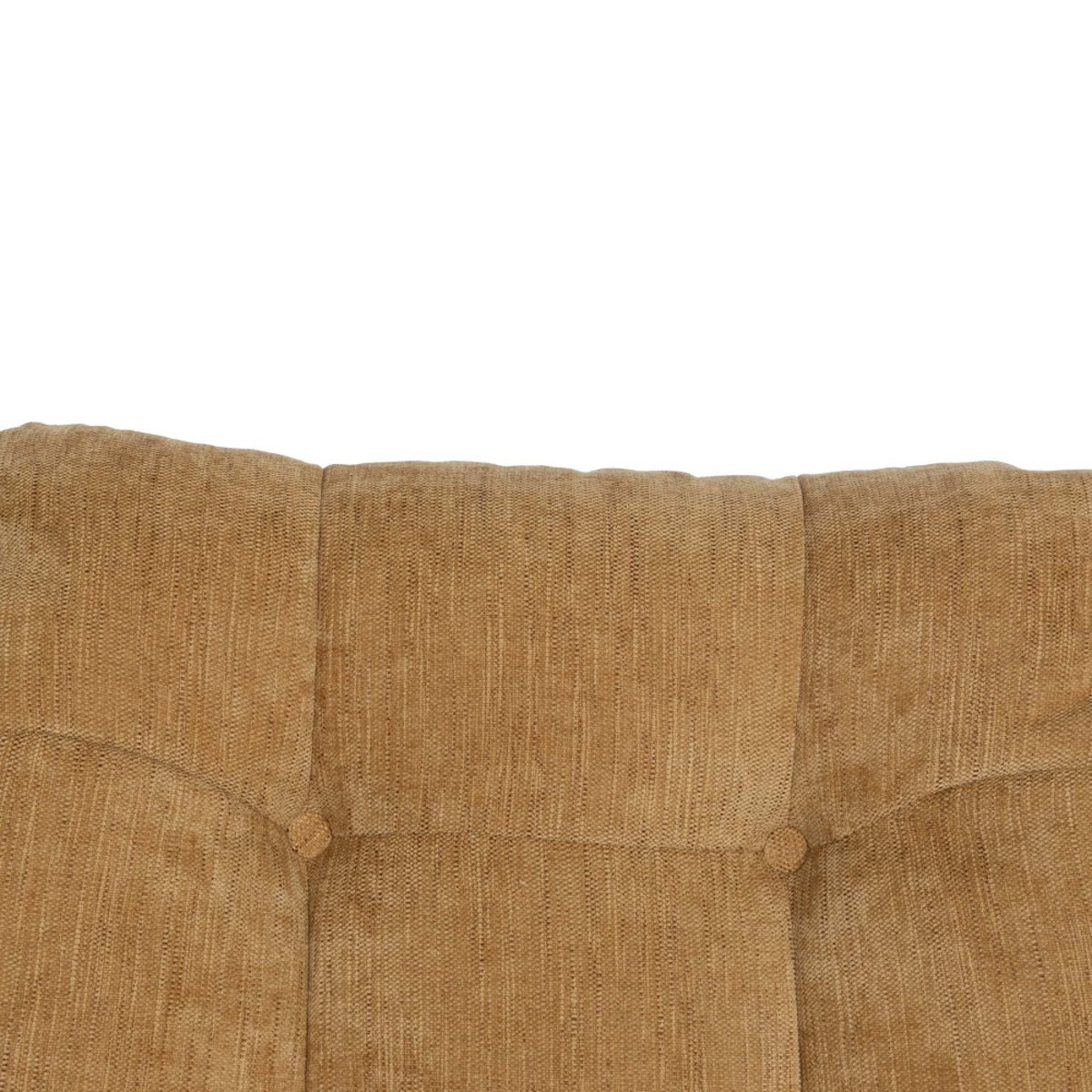 Fauteuil en tissu camel avec piètement noir Magnum marron, AMADEUS