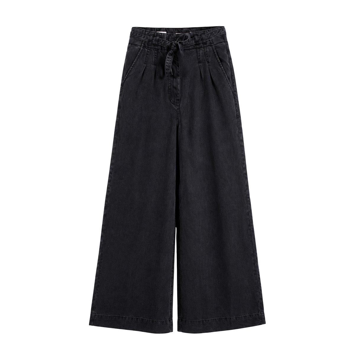 Jean large avec ceinture ELISA gris, IKKS