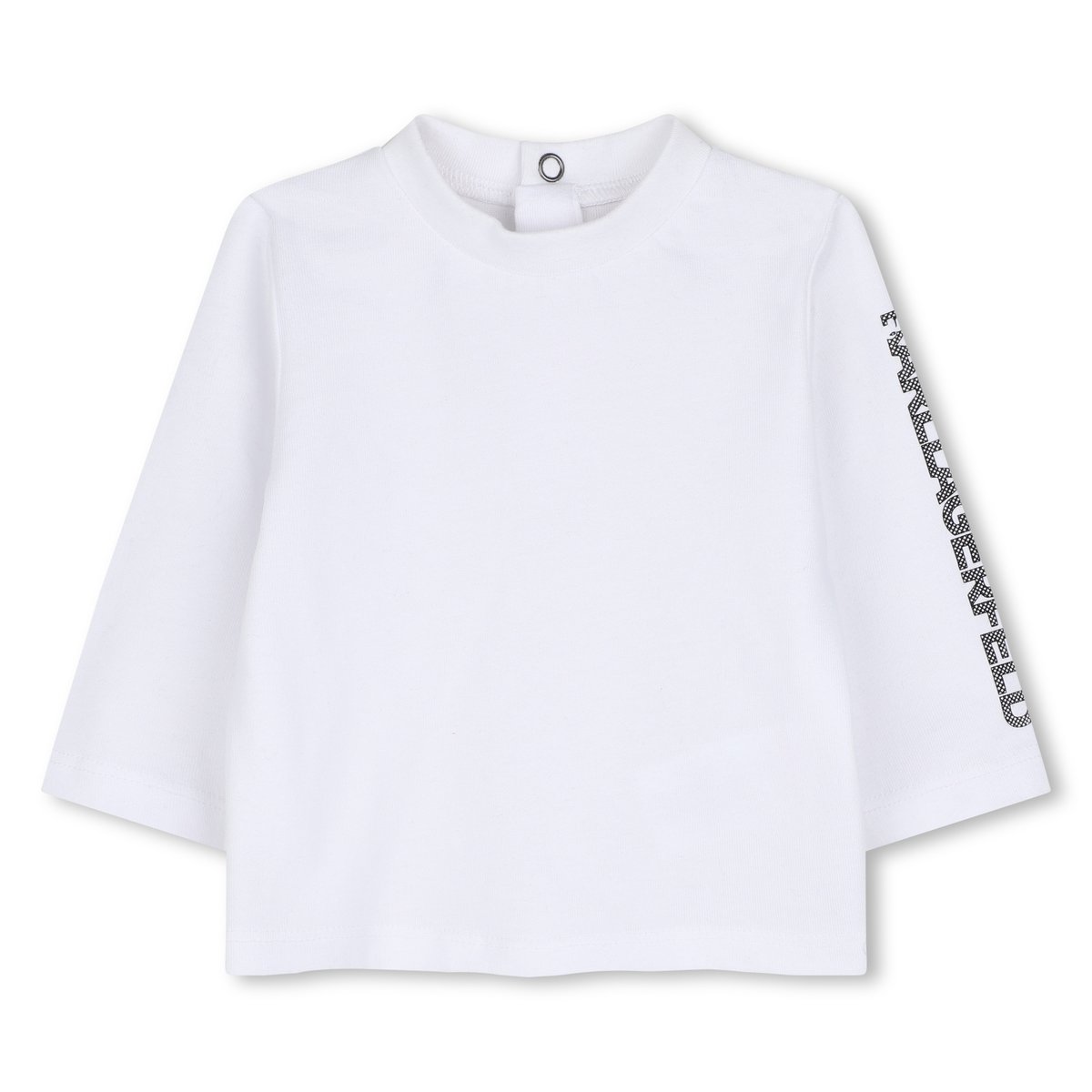 Ensemble salopette et tee-shirt kaki clair, KARL LAGERFELD KIDS