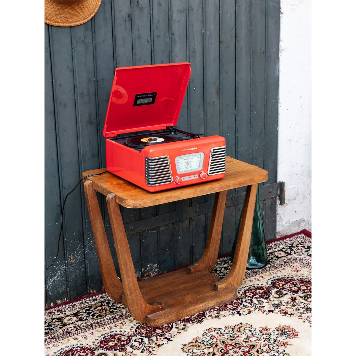 Table d'appoint en bois Francine N°273 - Bon état bois, DEBONGOUT