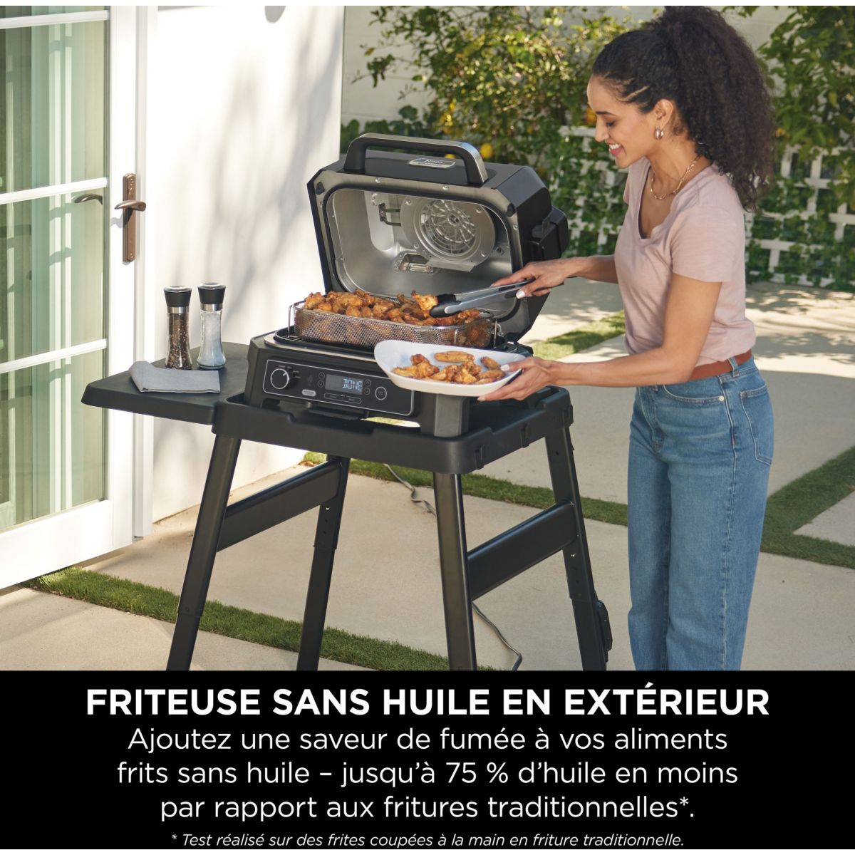 Barbecue électrique Woodfire OG850EU Pro XL avec thermosonde 50x40 cm couleur unique, NINJA