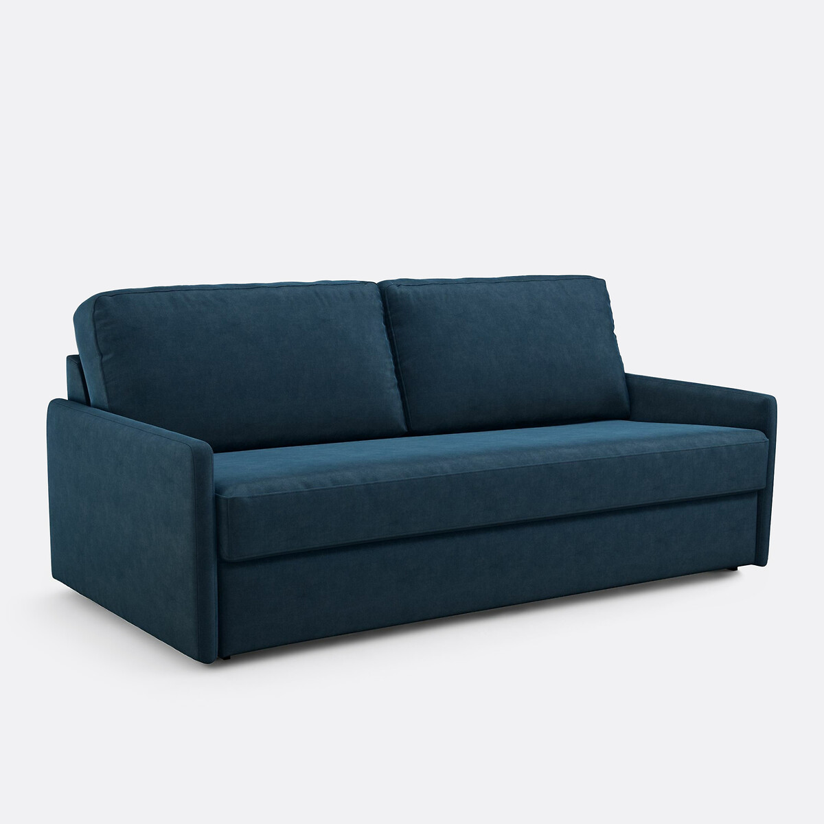 Canapé-lit en velours, 2, 3 ou 4 places, confort Bultex®, MARTA bleu de prusse, LA REDOUTE INTERIEURS