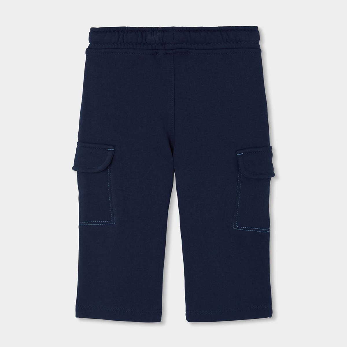 Pantalon molleton garçon cargo bleu, BOBOLI