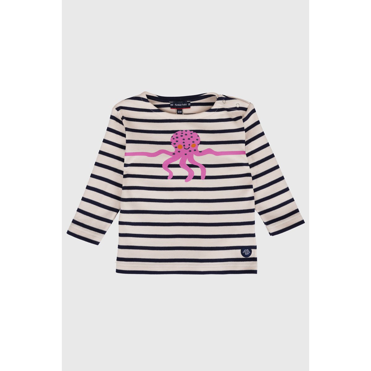 Marinière en coton épais BABY scotch / marine deep, ARMOR-LUX