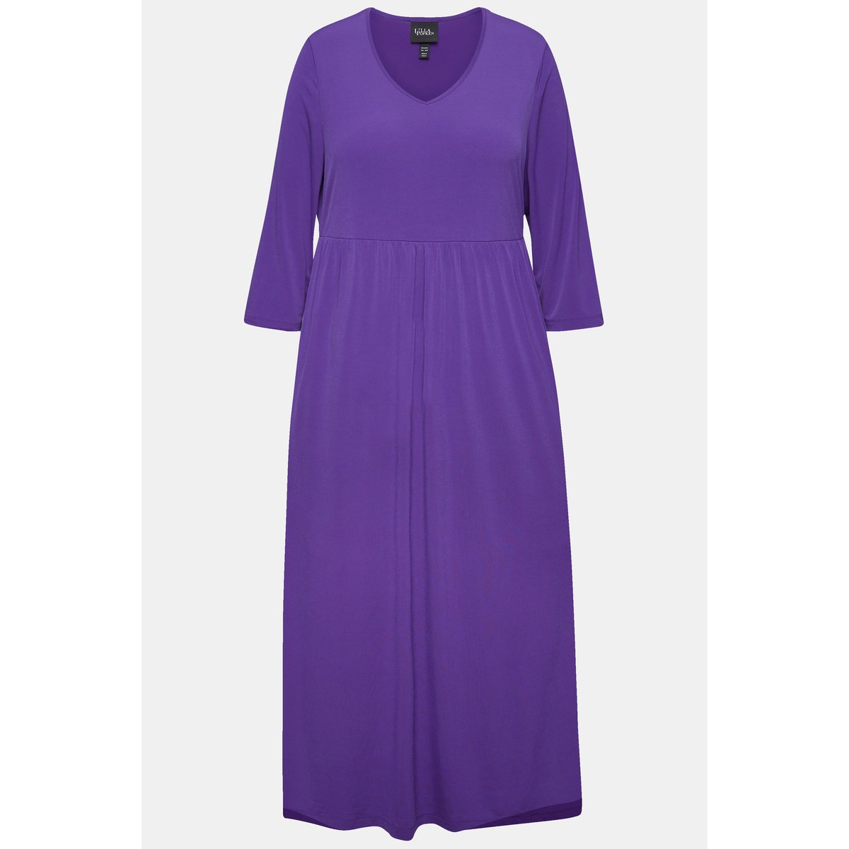 Robe en jersey coupe trapèze saphir foncé, ULLA POPKEN