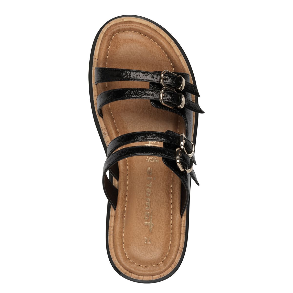 Mule en boucle noir, TAMARIS