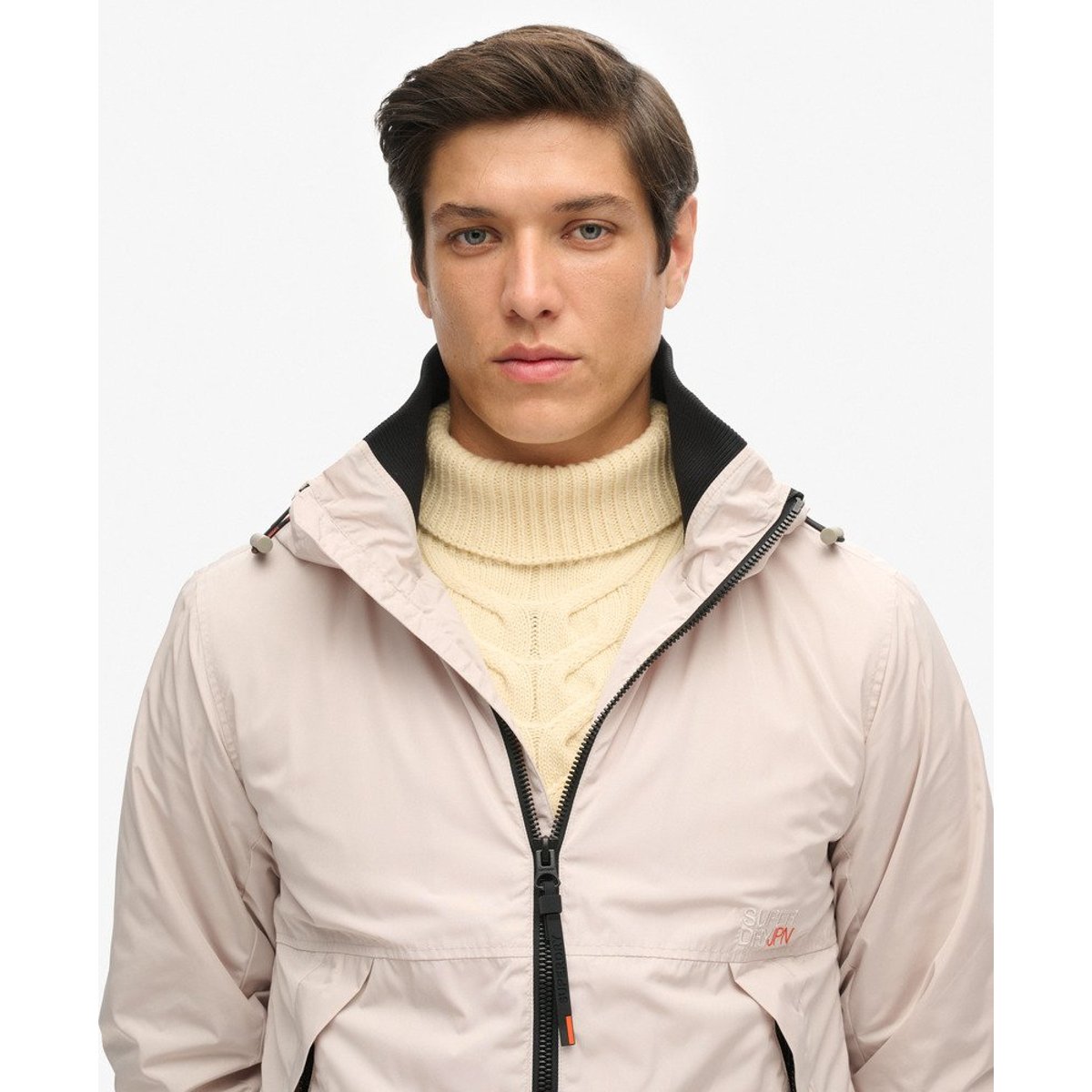 Veste à capuche SD Windbreaker gris château, SUPERDRY