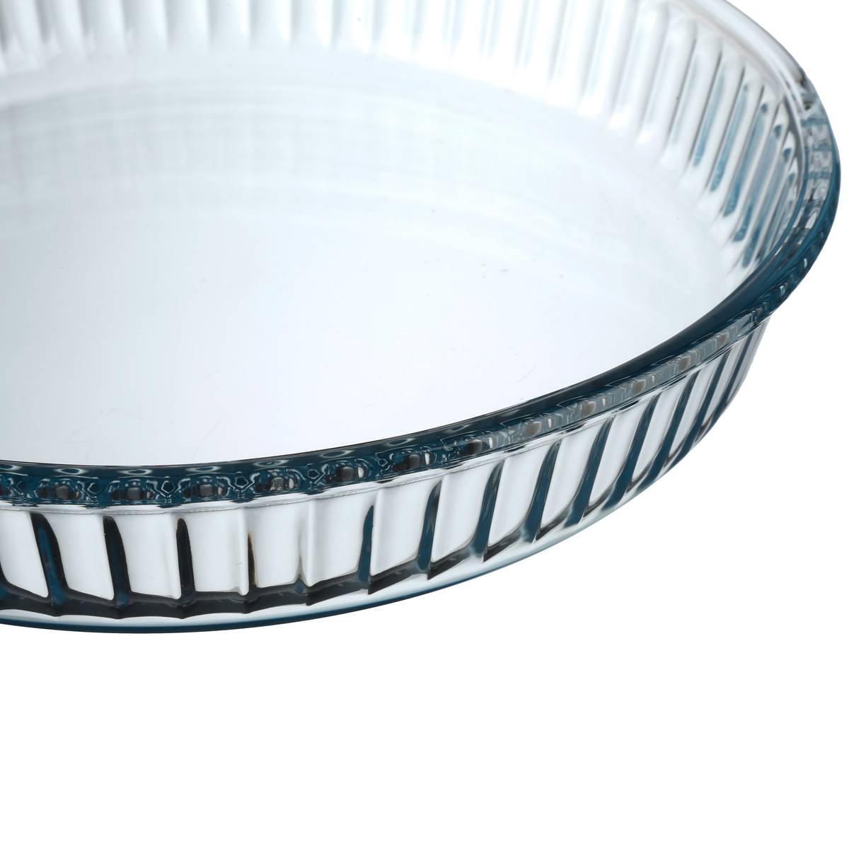 Plat rond en verre D26cm BORCAM transparent, 5FIVE SIMPLY SMART
