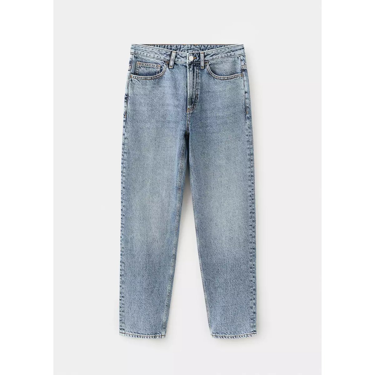 Jean regular-fit bleu moyen, MANGO TEEN
