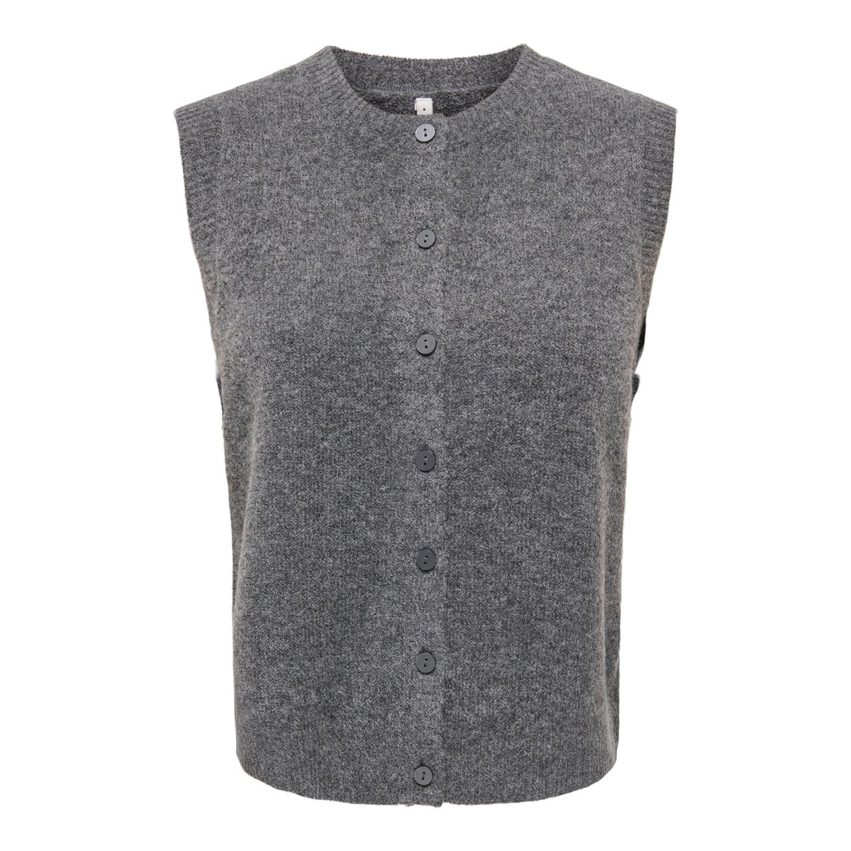 Gilet dark grey melange, ONLY