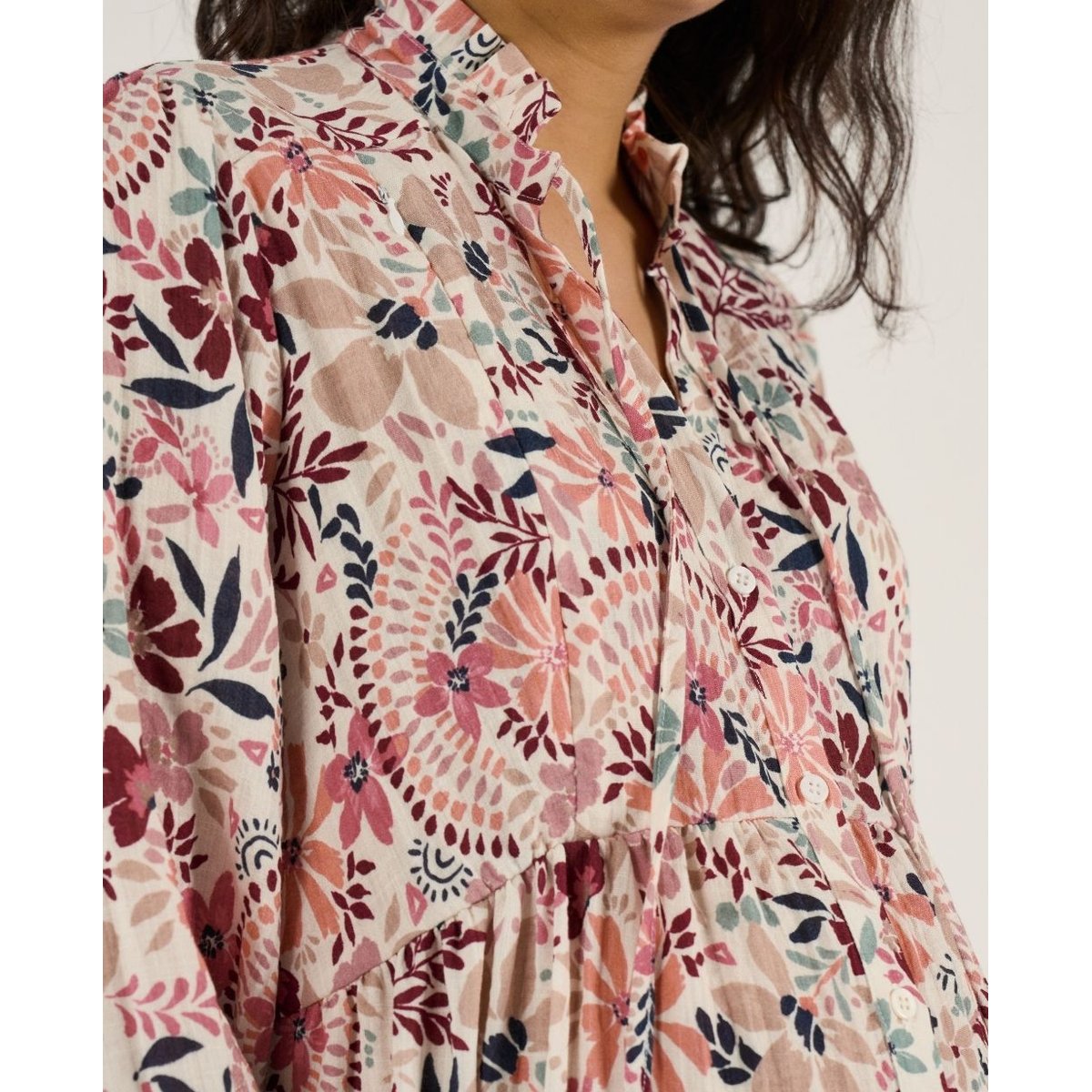 Robe d'allaitement Capucine multicolore, CACHE COEUR