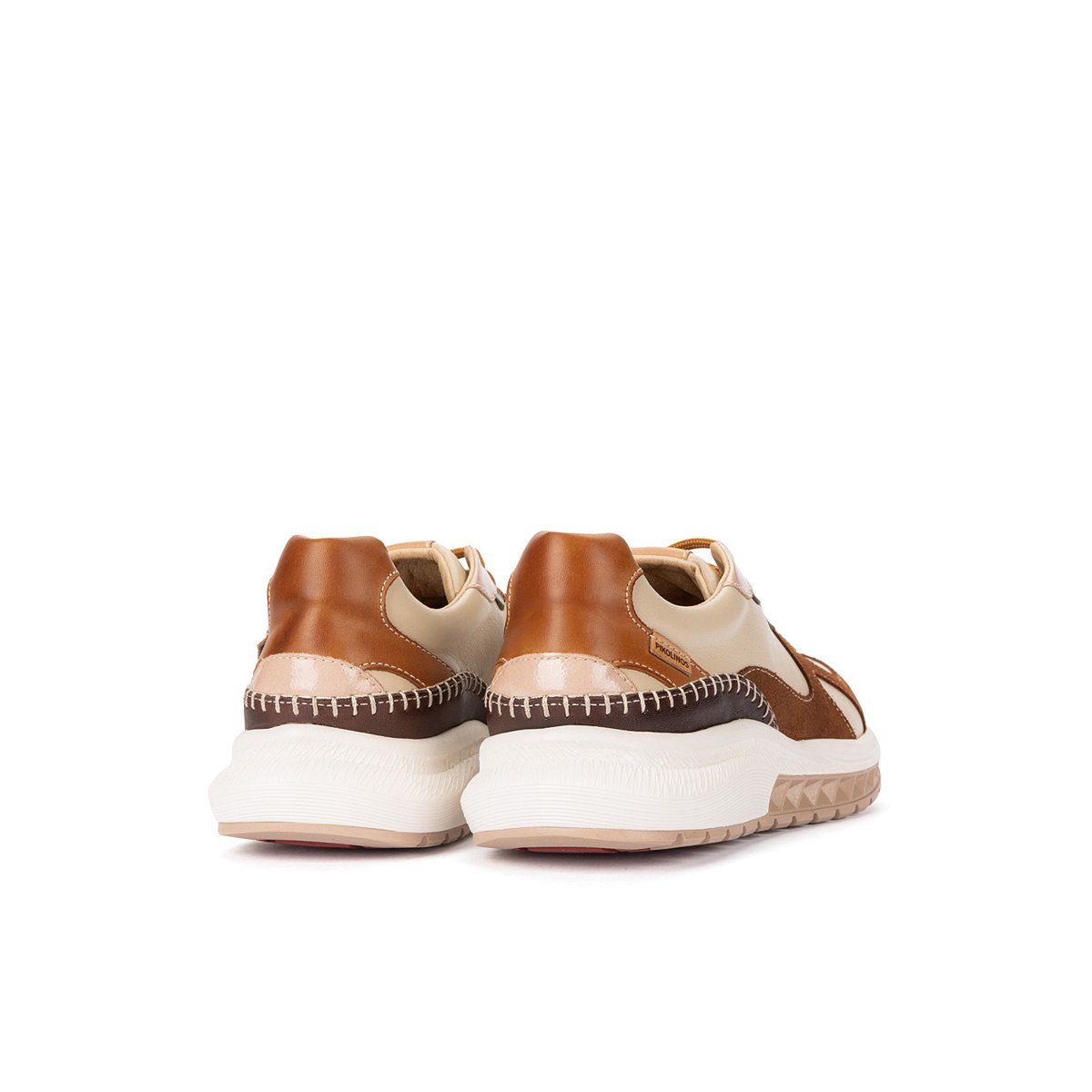 Baskets cuir Albal marfil-bra, PIKOLINOS