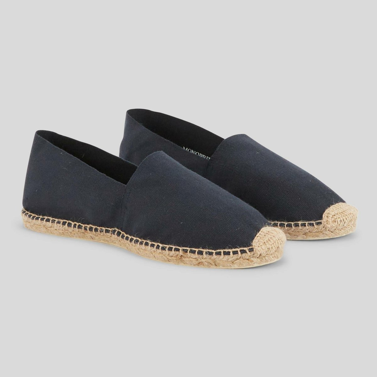 Espadrilles en toile marine, MONOPRIX