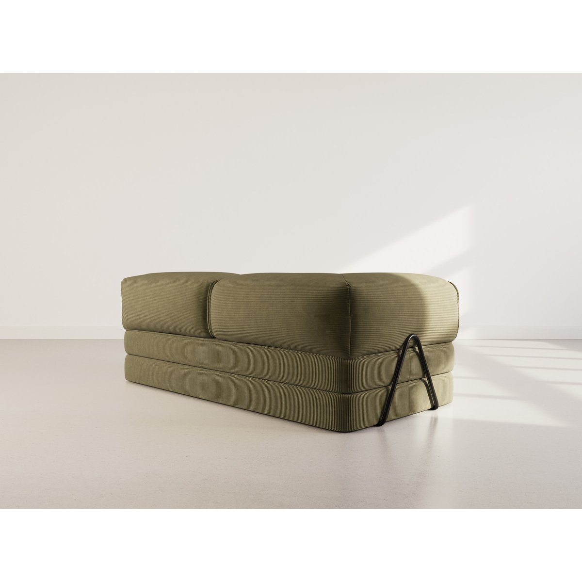 Canapé Convertible 3 places - POPPY vert, BEST MOBILIER