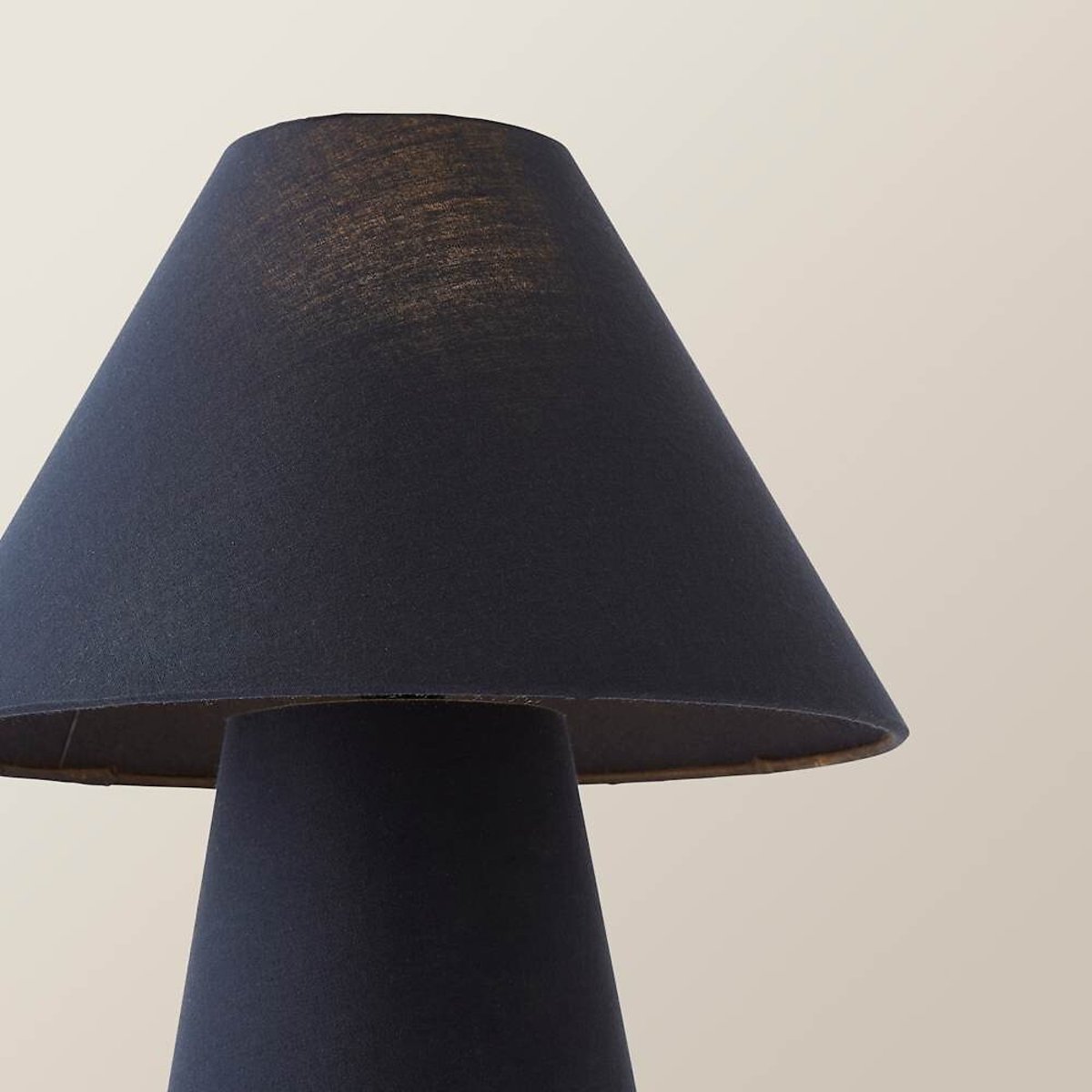 Frances Tapered Fabric Table Lamp blue, SO'HOME