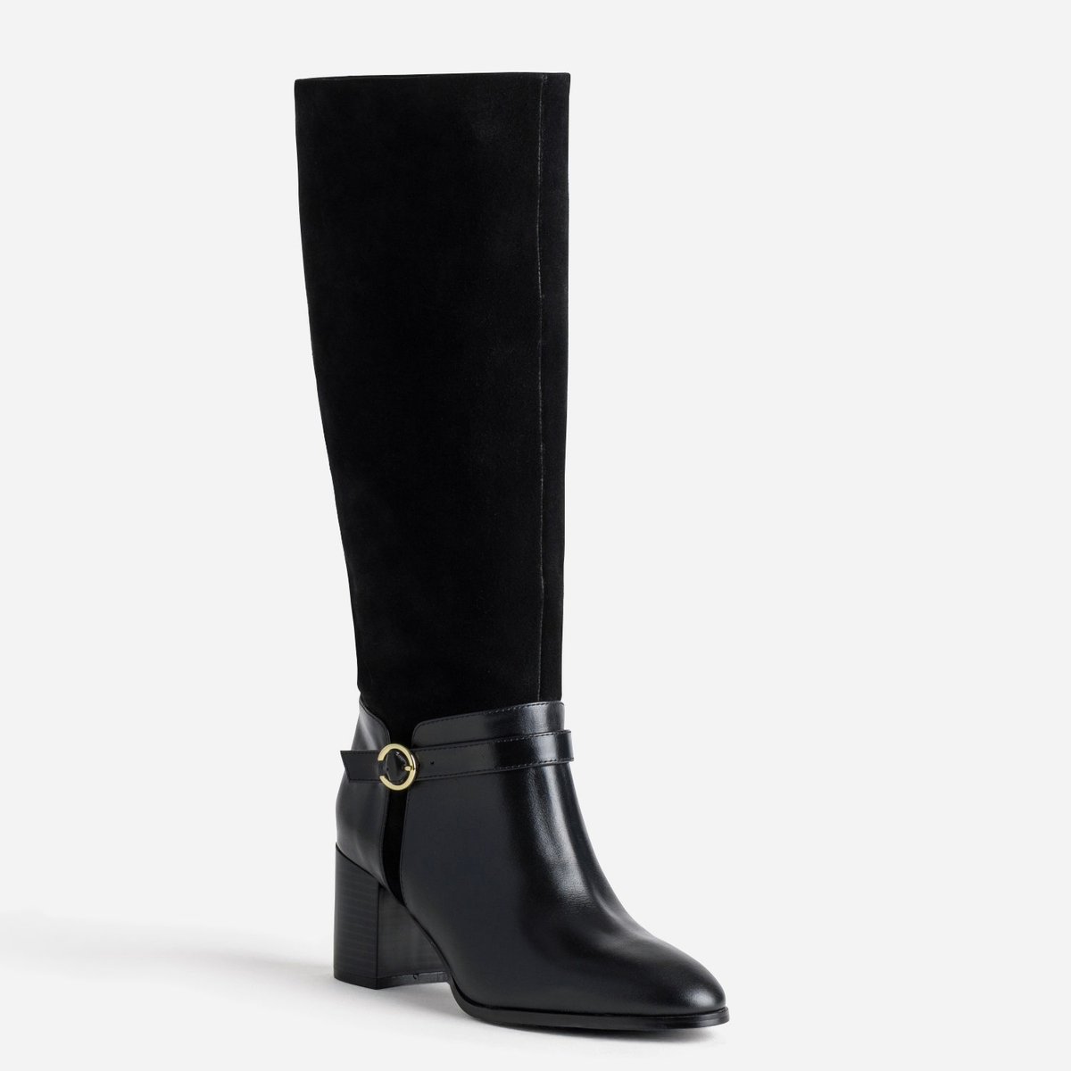 Botte À Talon en cuir MARION noir, ERAM