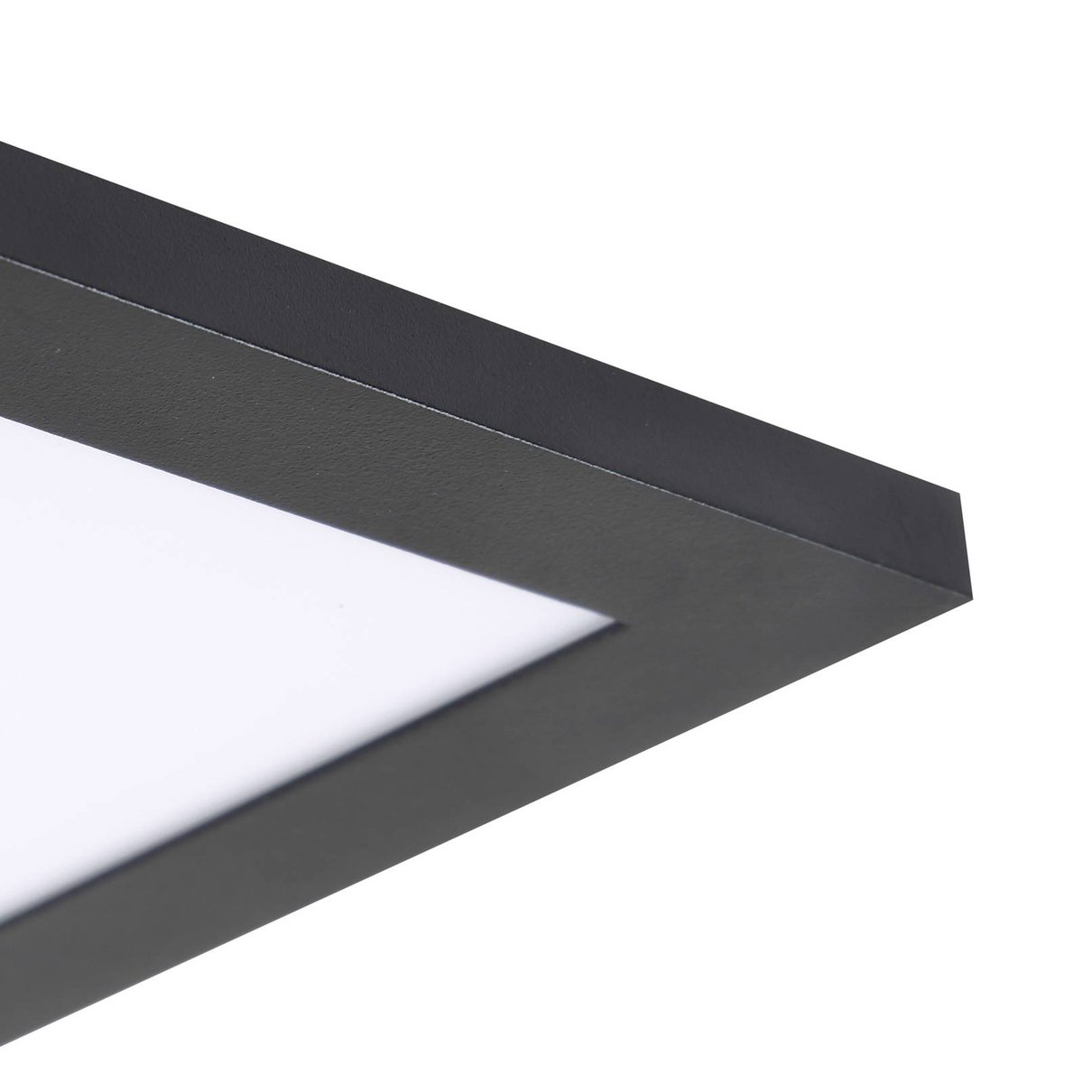Plafonnier moderneLED, Enhife noir, LINDBY